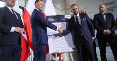 Nawrocki podpisał się pod postulatami stowarzyszenia "Tak dla CPK"